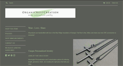 Desktop Screenshot of organicrustcreation.com